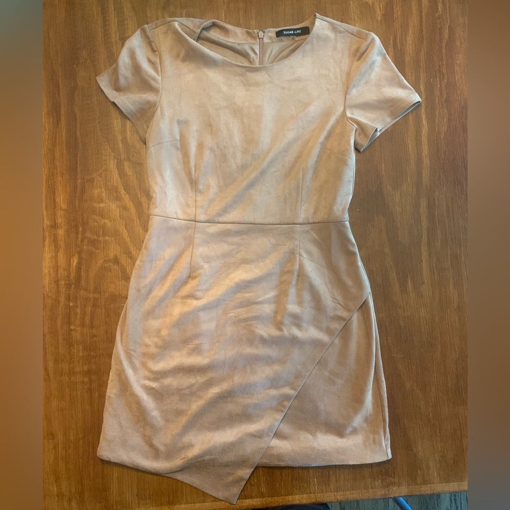 Suede dress